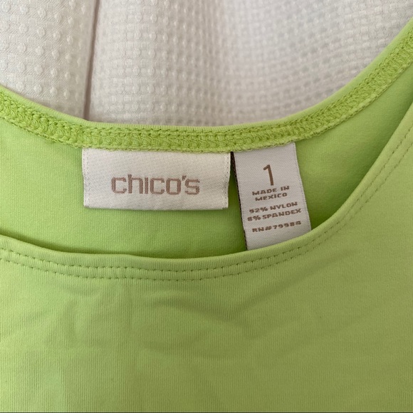 Vintage Slime Green Y2K Tank Top - Picture 2 of 3